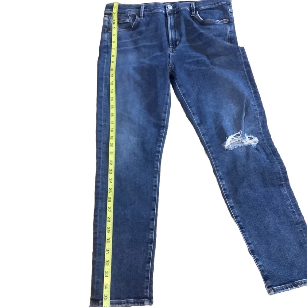 Citizens of Humanity Emerson Slim Fit Boyfriend Jeans Size 32 Distressed - Picture 12 of 12
